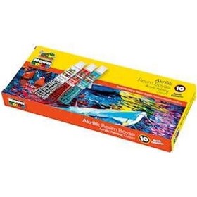 Resim Akrilik Boya 10 Renk Tüp 