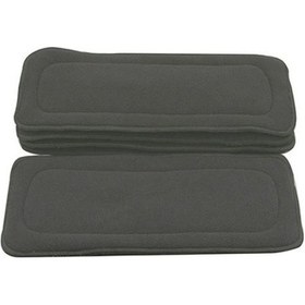 Resim 1 Adet Yıkanabilir Yeniden Kullanılabilir Bambu Elyaf Kömür Bez Bebek Bezleri Bebek Bezi Ekleme 5 Katmanlar 