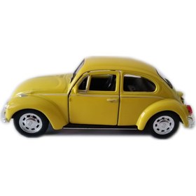 Resim Welly Volkswagen 1967 Classical Beetle 1/32 Çek Bırak Diecast Model Araba 