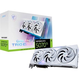 Resim MSI Gaming Trio White GeForce RTX 5070 Ti OC 16 GB GDDR7 256 Bit HDMI/DP Ekran Kartı 