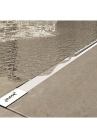 Resim Hüppe Ilusion Duş Kanalı, 60cm, Yandan Çıkışlı, Krom, 47h0033000000001 Gümüş 