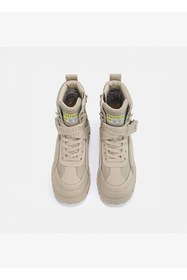 Resim Buffalo Kadın Oxford ( Klasik) 1622065 ASPHA COM1 - VEGAN NUBUCK/NYLON - Beige 