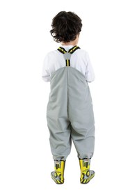 Resim Denokids İnşaat Aracı Erkek Çocuk Su Geçirmez Yağmur Tulumu Renkli 