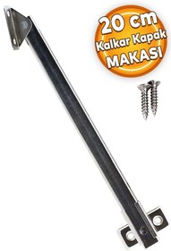 Resim Badem10 Kalkar Kapak Makası Dolap Çekmece Metal 20 Cm Sessiz Açma Kapama Amortisör Piston 