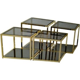 Resim Zigon Ogem 102 Ve Orta Sehpa Kare Takım Metal Transmisyon Gold K 