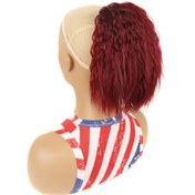 Resim Cbtx Ls868 İpli Sabit Mısır Perma Kıvırcık Peruk Kabarık Kısa At Kuyruğu Peruk, Renk: Hata 