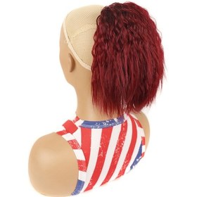 Resim Cbtx Ls868 İpli Sabit Mısır Perma Kıvırcık Peruk Kabarık Kısa At Kuyruğu Peruk, Renk: Hata 