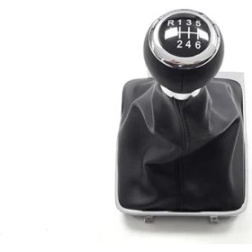 Resim CetKing Topuzu Körüğü 6 Ileri Deri 3C0711113A Vw Passat B6 ile Uyumlu 2006-2011 