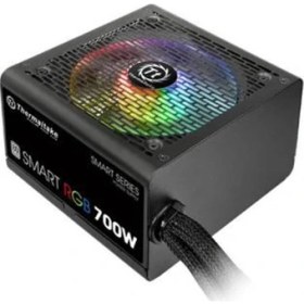 Resim Thermaltake Smart 700W 80+ 12cm RGB Led Fanlı PSU (PS-SPR-0700NHSAWE-1) 