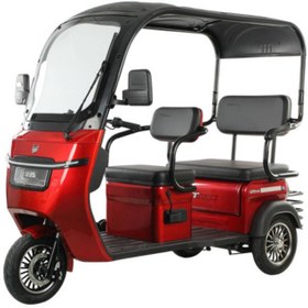 Resim Stmax Ultra 3 Tekerli Kabinli Elektrikli Moped - Kırmızı 
