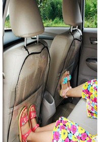 Resim 2 Adet PVC Oto Araç Araba İçin Koltuk Arkası Örtü Koruyucu Kılıf Koltuk Kılıfı Şeffaf Örtü 