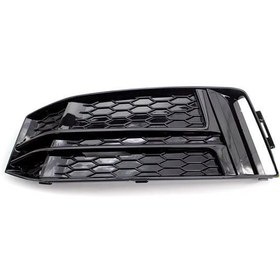 Resim Audi A4 Ön Tampon Izgarası Sol S-line (Gri) 2017 Sonrası Uyumlu 