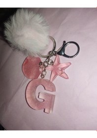 Resim Apeksdesign Pembe Deniz Kabuğu Deniz Yıldızı Ponponlu Anahtarlık 