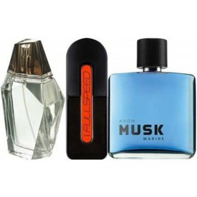 Resim Avon Perceive+fullspeed+musk Marine Süper 3lü Erkek Set 