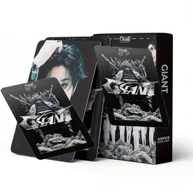 Resim 55 Kart LOMO KPOP Erkekler Grubu Koleksiyon Fotoğraf Kartları - Yüksek Kaliteli Bambu Malzeme, Canlı Siyah & Beyaz Tasarım, Arkadaşlar ve Hayranlar için Mükemmel Hediye, Hayran Malzemeleri | Canlı Kart Tasarımı | Dayanıklı Karton, Kpop Hayran Malzemeleri 