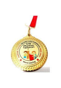 Resim Dijital Baskılı Madalya Okul-Mezuniyet-Spor-Turnuva-Ödül Madalyası 
