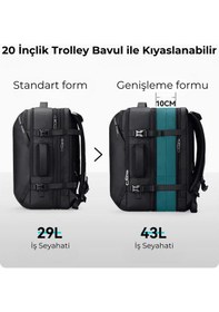 Resim Mark Ryden Infinitely Genişletilebilir Çoklu Bölmeli Laptop Giysi Siyah Renk Sırt Çantası G1 Mr9993 Siyah 