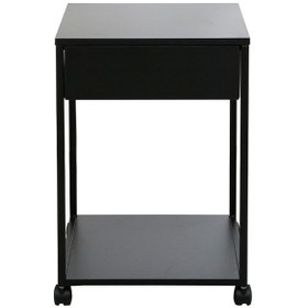 Resim Multi Çekmeceli Keson Carbon Fiber - Siyah 40x40x60 Cm 