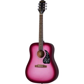 Resim Epiphone Starling Akustik Gitar Seti - Hot Pink Pearl 