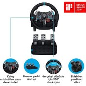 Resim Logitech G G29 Ps5, Ps4 ve Pc ile Uyumlu Driving Force Yarış Dire 