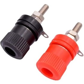 Resim 1 Takım 4mm Born Klemens Büyük Boy Kırmızı - Siyah 