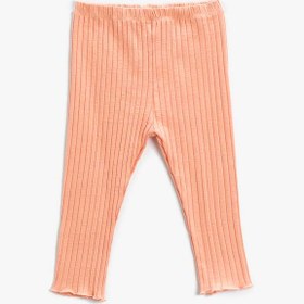 Resim Kız Bebek Basic Ribanalı Tayt Beli Lastikli 