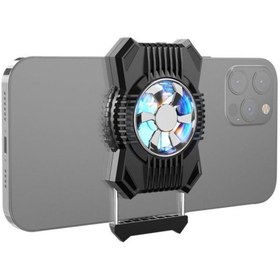 Resim Aydoganticaret44 Blrs p12 Işık Telefon ile Telefon Radyatör Soğutma Fanı Pubg Gamepad Için soğutucu 