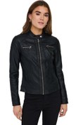 Resim ONLBANDIT FAUX LEATHER BI Siyah Kadın Ceket Only