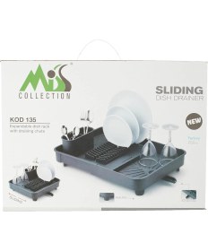 Resim Delixa Miss Collection Açılır Kapanır Bulaşıklık Tabaklık, Su Tahliye Oluklu ve Çatal Kurutmalıklı-Modern T 