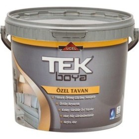Resim TEK BOYA Tek Tavan Plastik Boya Beyaz 17,5 kg 