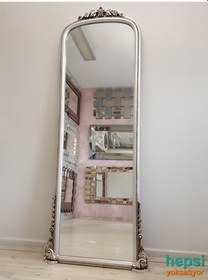 Resim Matmazel Model Gümüş Renk Varaklı Boy Aynası Gümüş 