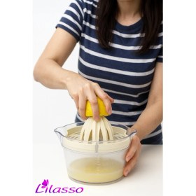 Resim Lilasso Çok Amaçlı Mutfak Seti - Limon Sıkacağı + Rende + Yumurta Ayırıcı + Ölçü Kabı 