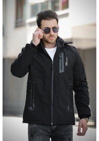 Resim Majuro Outdoor Su Soğuk Rüzgar Geçirmez İçi Kürklü Dolgulu Softshell Erkek Dağcı Kampcı Kayakcı Montu 001 