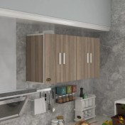 Resim Kenzlife hazır mutfak merta crd 060*120*32 mutfak banyo dolabı kapaklı raflı 
