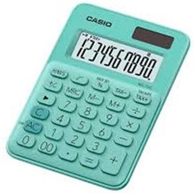 Resim Casio MS-7UC-GN 10 Hane Yeşil Masa Üstü Hesap Makinesi 