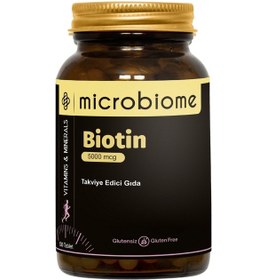 Resim Microbiome Biotin 5000 Mcg 50 Tablet 