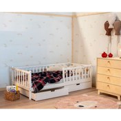 Resim NATURKIDZ Montessorı Çekmeceli Yatak 90 X 190 Beyaz 