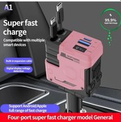 Resim Wangxi Yıtumu 4in 1 66w Super Fast Retractable Araba Sarj Cihazi Pembe 31.5 Inch 
