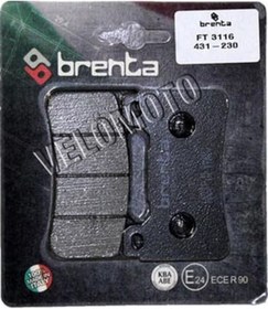 Resim 2005-2018 Honda Cbr 600 Rr Ön Fren Balatası Brenta Balata 