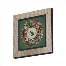 Resim İtalyan Mutfağı Sembolleri Baskılı Mdf Magnet 7x7 301 