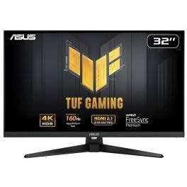 Resim ASUS TUF GAMING VG32UQA1A 31.5 GAMING 4K VA KAVISLI FREESYNC 3840x2160 1MS 160HZ DP HDMI USB MM VESA 3YIL ELMB SYNC 120 Srgb HDR Monitör 