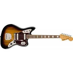 Resim Squier Classic Vibe 70s Jaguar Laurel Klavye 3-Color Sunburst Elektro Gitar 