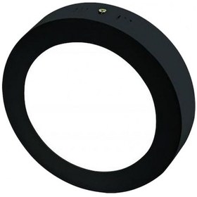 Resim Kendal Kdl423b Smd Led Li Yuvarlak 24w Siyah Kasa Sıva Üstü Panel Armatür Günışığı 