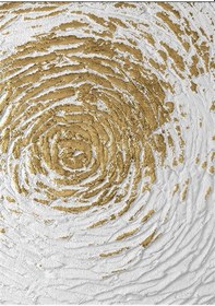 Resim Soyut Kanvas Tablo Beyaz Sltın Döngü Dikey 