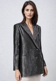 Resim Chitra Ruch Çizgili Blazer - M 