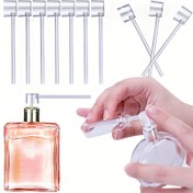 Resim Doldurulabilir Parfüm Dağıtıcısı Pompası, Plastik Kokusuz Kozmetik Atomizer, Lateks-Free Seyahat Sprey Şişesi, Taşınabilir Parfüm Doldurma Aracı 