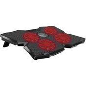 Resim Notebook Laptop Soğutma Standı Sessiz 5 Fan Teknolojili Işıklı - Aırbase-3 