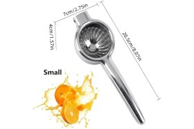 Resim Feyza Design Paslanmaz Çelik Narenciye Sıkacağı, Limon ve Portakal Sıkma Aracı 