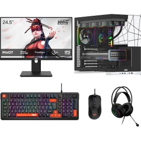 Resim Dragos DRX8529 R7-7800X3D 16 GB 512 GB NVMe 12 GB RTX5070 24.5" Free Dos Masaüstü Oyuncu Bilgisayarı 