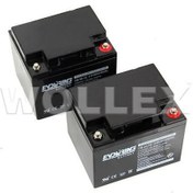 Resim 12V 40Ah Deep Cycle Akü 2 Adet Akülü Tekerlekli Sandalye Yedek Pa 